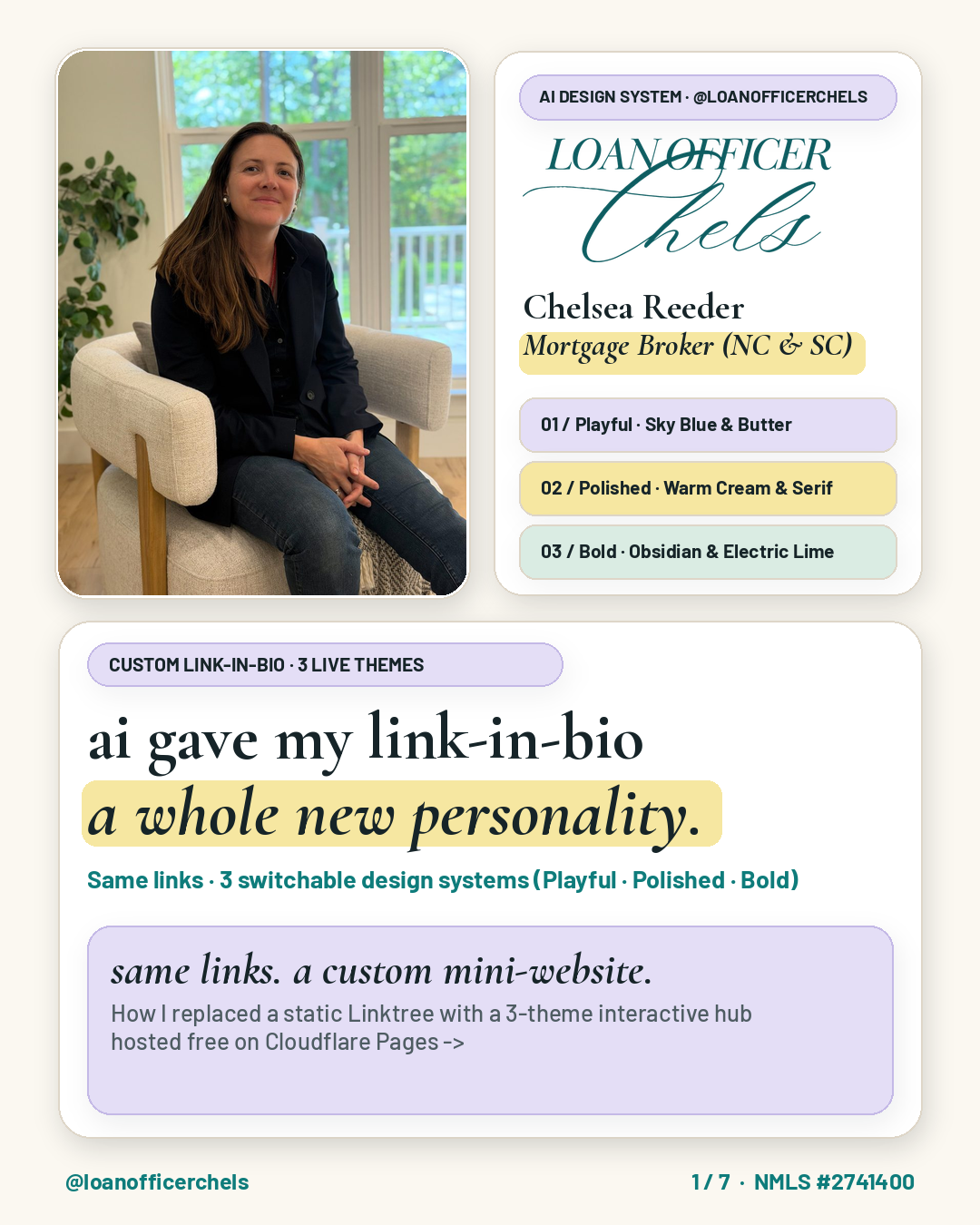 Slide 1 of 7-Slide Link-in-Bio Editorial Carousel